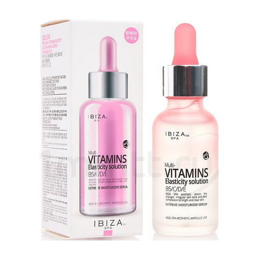 [IBIZA] Multi-Vitamins Elasticity Solution B5/C/D/E – Extreme Moisturizer Serum 30ml