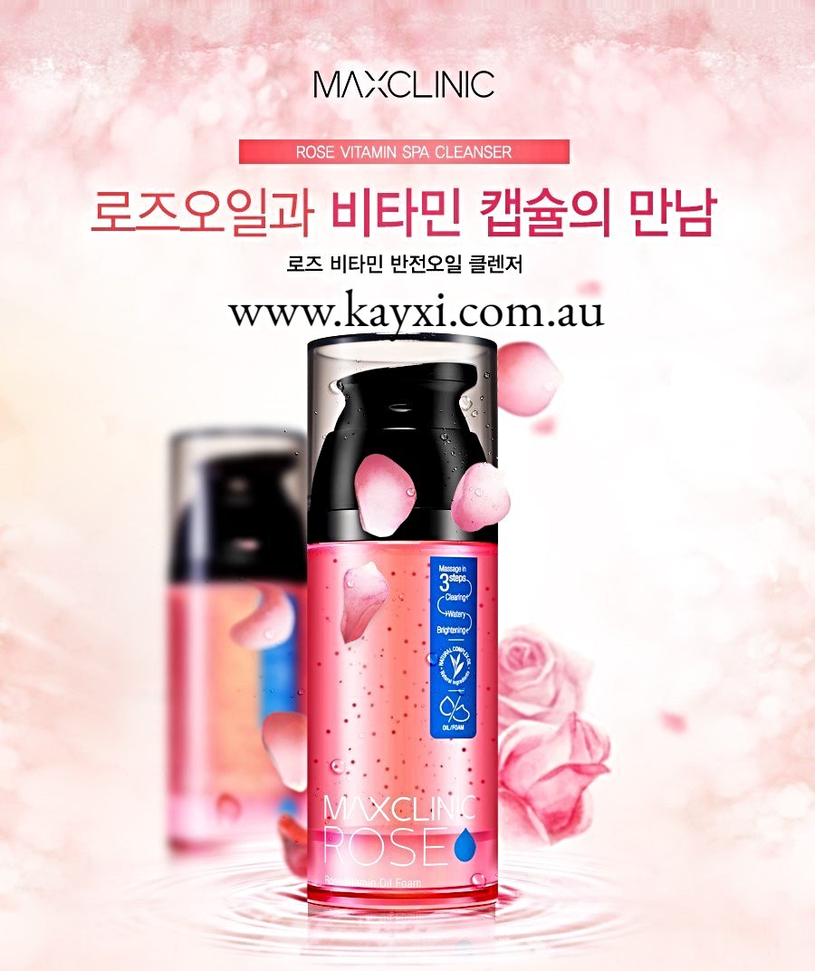 [MAXCLINIC] Rose Vitamin Oil Foam Cleanser 110g