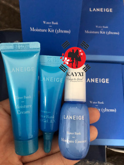 [LANEIGE]  Water Bank  Moisture Kit  3 Items (Sample Size)***(50% OFF)***