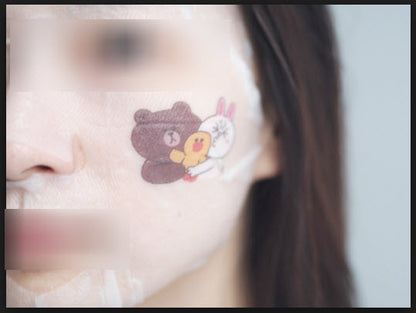 [MEDI HEAL] LINE FRIENDS N.M.F Aquaring Ampoule Mask 27ml (40% OFF)