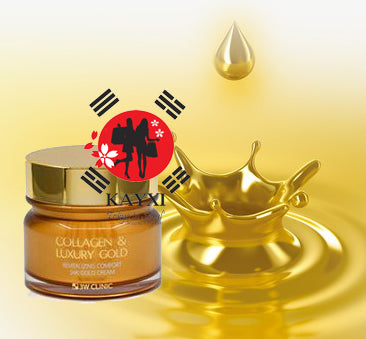 [3W CLINIC] Collagen & Luxury Gold Revitalising Comfort 24K Gold Cream 100ml