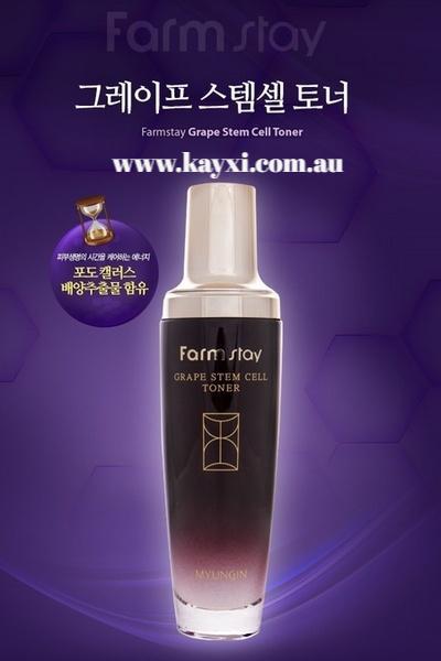 [FARMSTAY] Grape Stem Cell Toner 130ml ***(Buy 1, GET 1 FREE)***