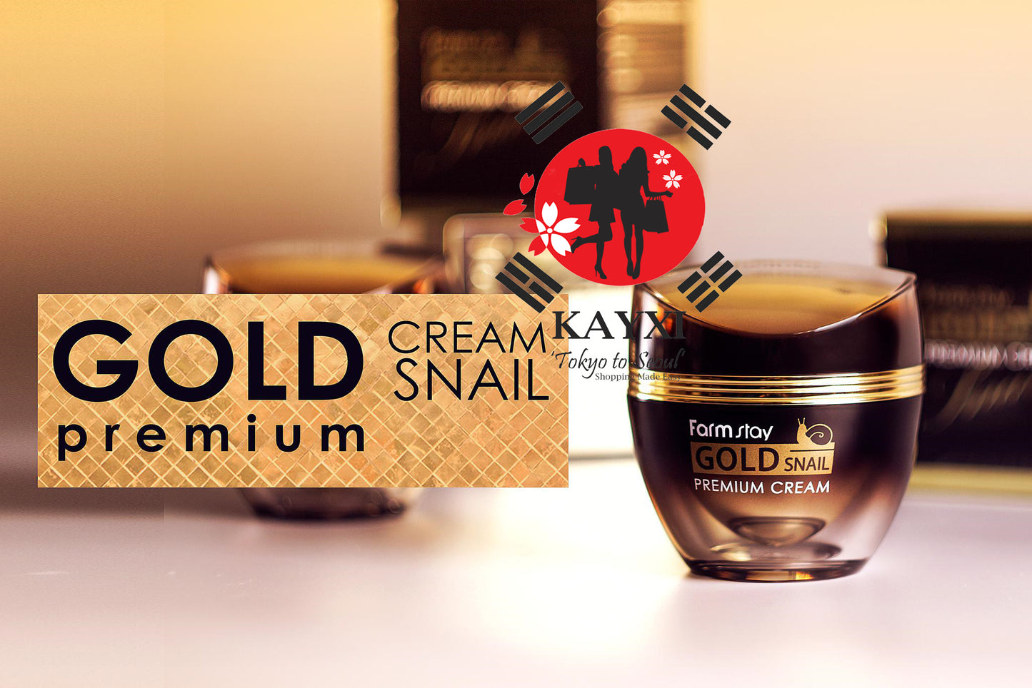 [FARM STAY] GOLD Snail Premium Cream  50ml