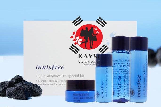 [INNISFREE] Jeju Lava Seawater Special Kit Mini 4 Items Kit Total 75ml
