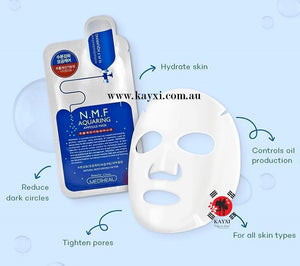 [MEDI HEAL] N.M.F Aquaring Ampoule Mask 27ml (10 Pieces)