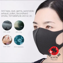 [ARAX]  Pitta Mask - Gray  Anti-Pollution Face Mask 3 pcs