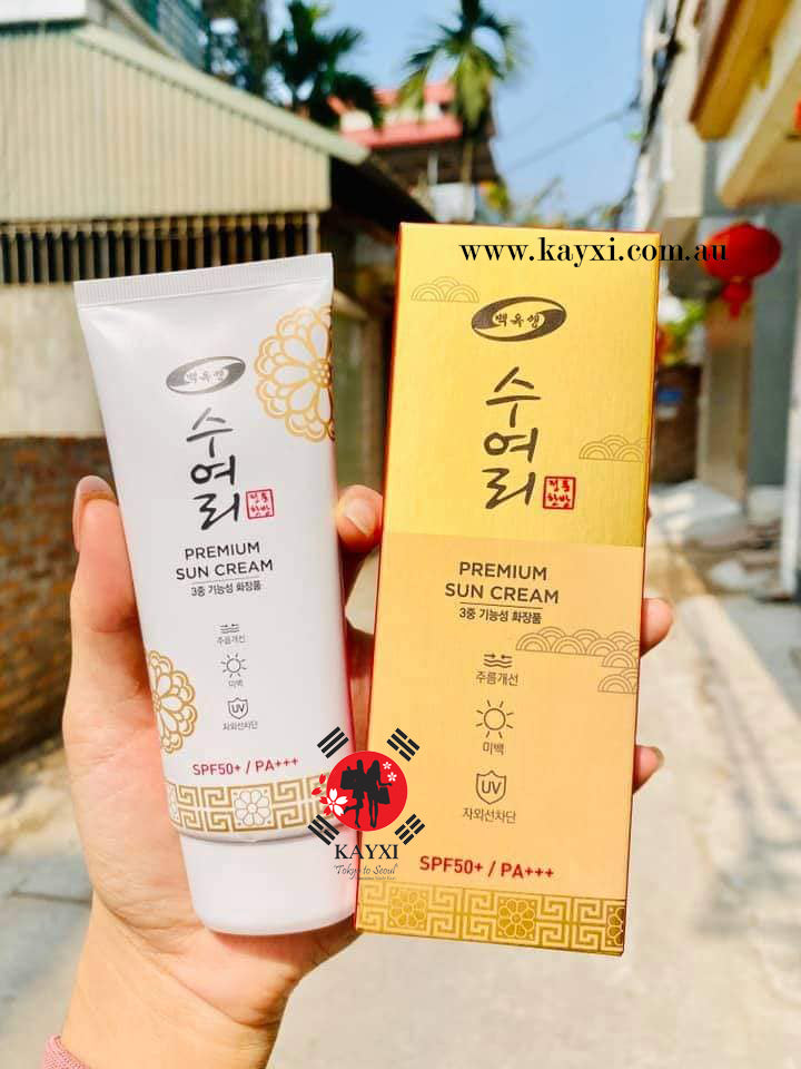 [수여리 SUYEO-RI] PREMIUM SUN CREAM SPF50+ PA+++ 60ml