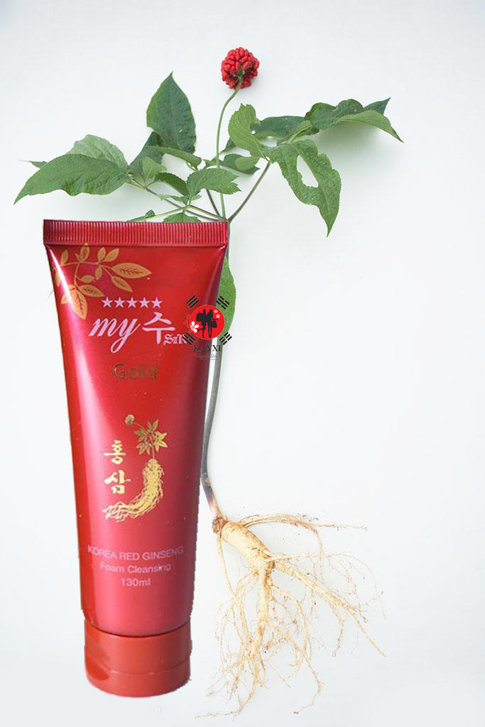 [MY JIN] ‘GOLD’ Korea Red Ginseng Cleansing Foam 130ml