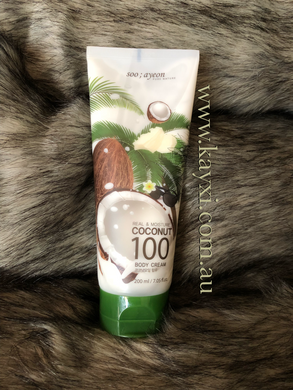 [PURE NATURE] K' One Global - Soo;Ayeon Real & Moisture Coconut 100 Body Cream 200ml