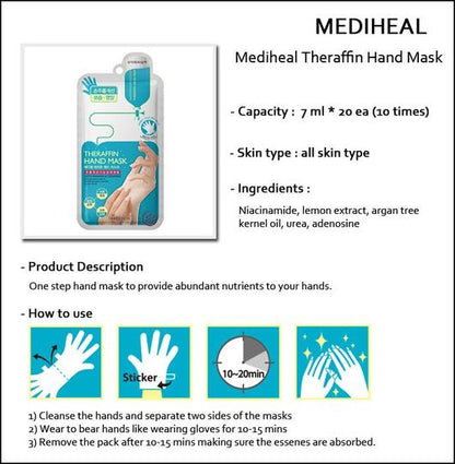 [MEDIHEAL] Theraffin Hand Mask 14ml/Pair