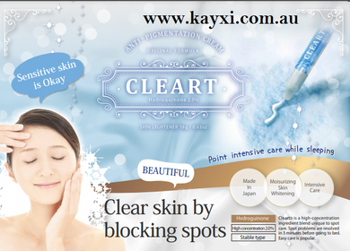 [CLEART] Anti-Pigmentation Cream - 2% Hydroquinone - Skin Lightener 18g