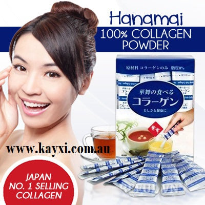 [AFC] Hanamai 100% Fish Collagen Powder - 30 Sachets x 1.5g