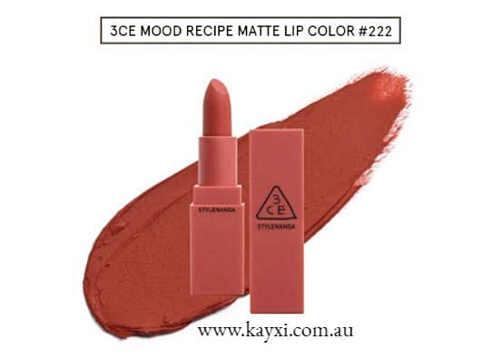 [STYLENANDE] 3CE Mood Recipe 2 Matte Lip Colour 3.5g (40% OFF)