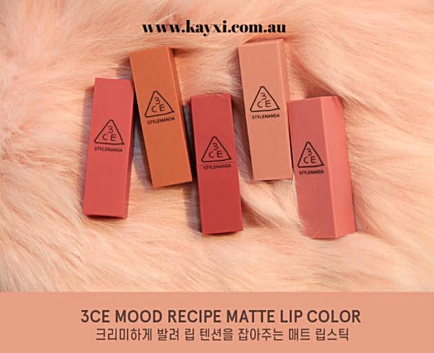 [STYLENANDE] 3CE Mood Recipe 2 Matte Lip Colour 3.5g (40% OFF)