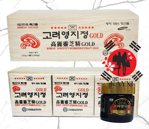 [Goryeo] Korean Youngji KOREA LONGIVITY MUSHROOM EXTRACT GOLD 120g x 3