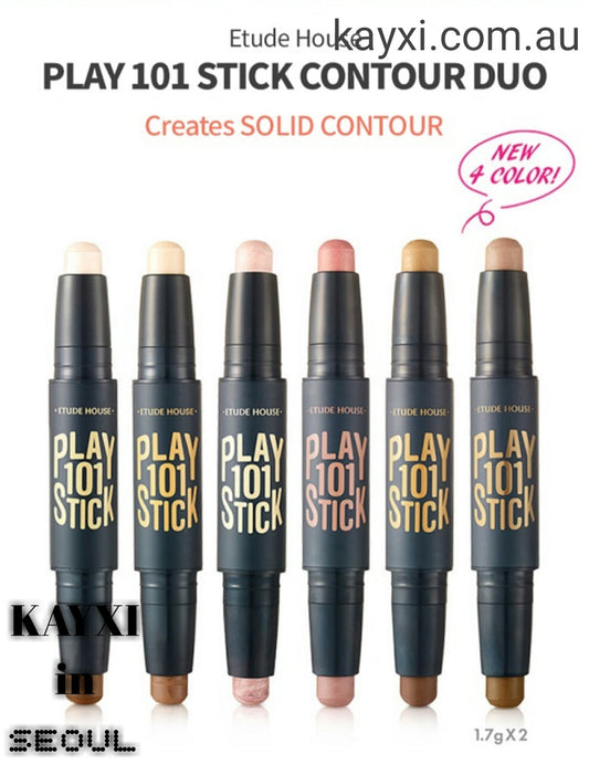 [ETUDE HOUSE] Play 101 Stick Contour Duo 1.7g x 2 (55% OFF)