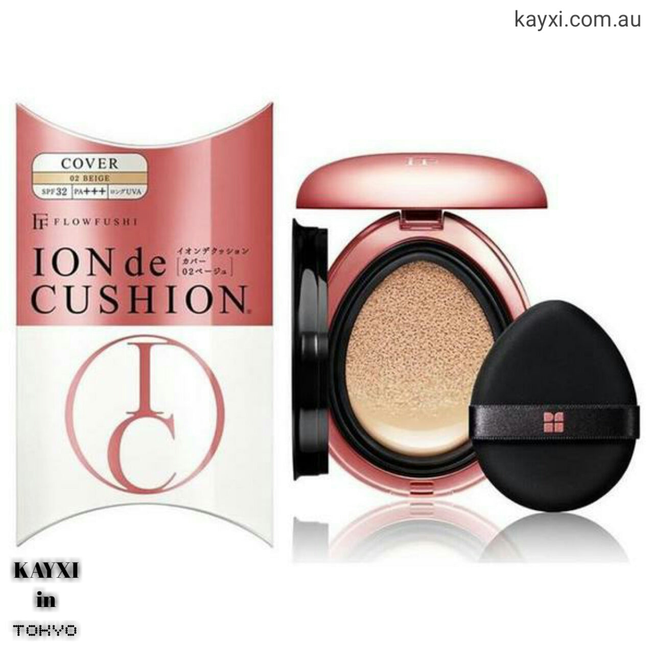 [FLOWFUSHI] ION de CUSHION Foundation Natural Cover Flow Fushi 20g ***(20% OFF)***