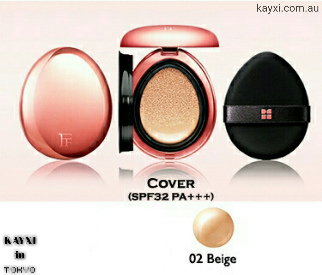 [FLOWFUSHI] ION de CUSHION Foundation Natural Cover Flow Fushi 20g ***(20% OFF)***