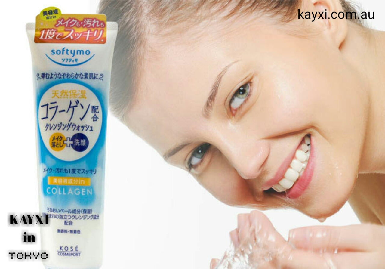 [KOSE] Softymo Collagen Cleansing Wash 190g