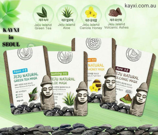 [WELCOS] Jeju Natural Mask - 1pc 20ml (4 Types to Choose From)