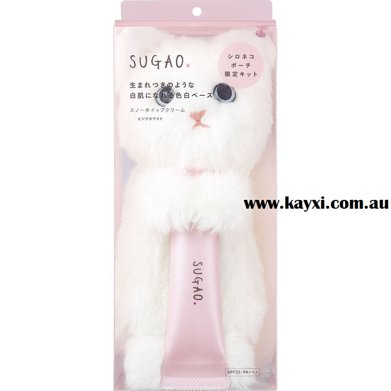 [SUGAO] Snow Whipped Cream With Cat Pouch  SPF23 PA++ LIMITED EDITION  25g