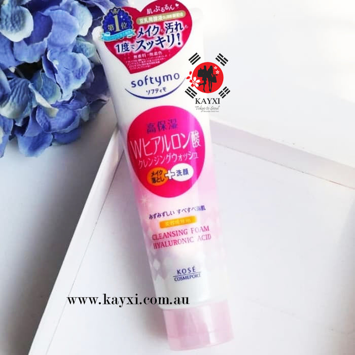 [KOSE] Softymo Hyaluronic Acid Cleansing Foam 190g