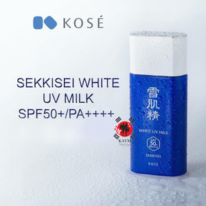 [KOSE] Sekkisei White UV Milk SPF50 PA++++ 60g & Medicated Sekkisei Lotion 24ml