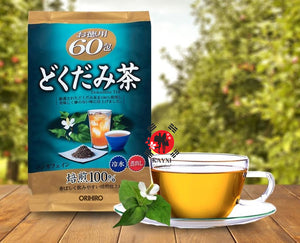 [ORIHIRO] Dokudami Tea Houttuynia Cordata 60 Teabags