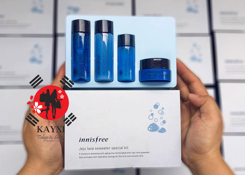 [INNISFREE] Jeju Lava Seawater Special Kit Mini 4 Items Kit Total 75ml