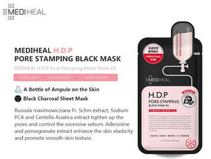 [MEDI HEAL] H.D.P Pore - Stamping Black Mask EX.
