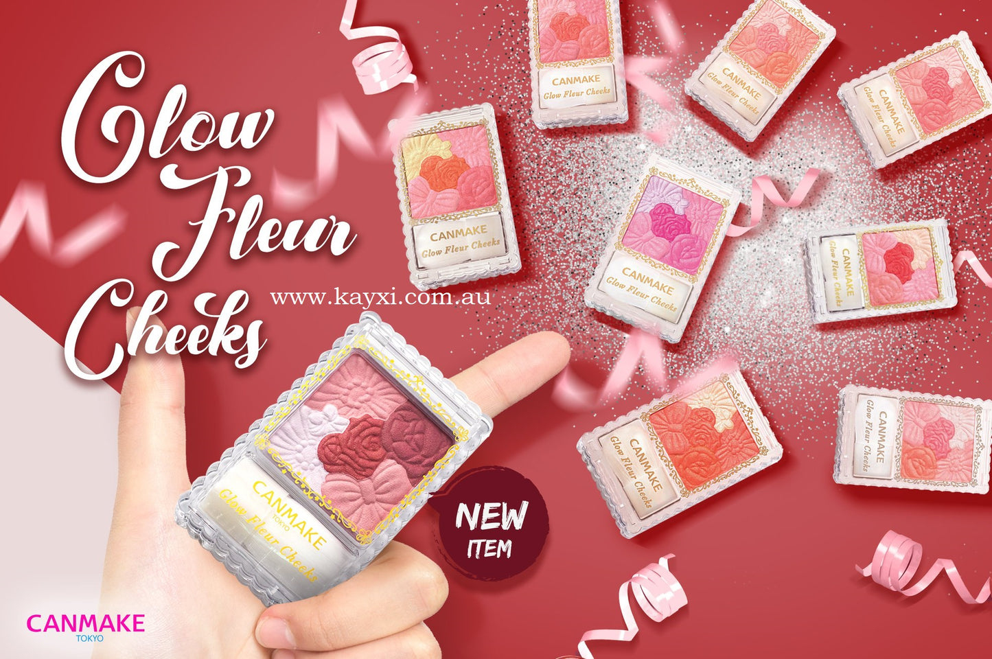 [CANMAKE – TOKYO] Glow Fleur Cheeks 6.3g