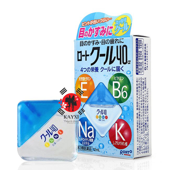 [ROHTO] Cool 40α Eye Drops 12ml