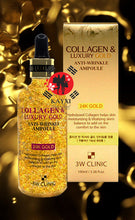 [3W CLINIC] Collagen & Luxury Gold  Anti-Wrinkle Ampoule 100ml