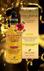 [3W CLINIC] Collagen & Luxury Gold  Anti-Wrinkle Ampoule 100ml