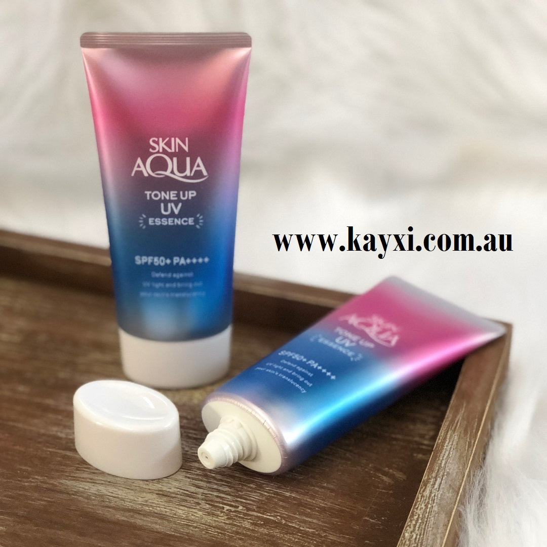 [ROHTO] Super Aqua Tone Up UV Essence (LAVENDER)  SPF50+ 80g