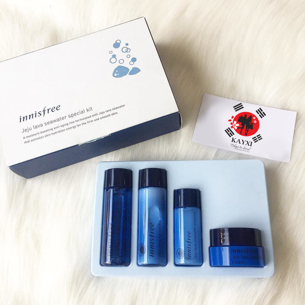 [INNISFREE] Jeju Lava Seawater Special Kit Mini 4 Items Kit Total 75ml