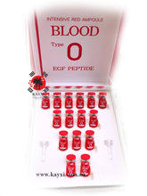 [INTENSIVE RED AMPOULE] Blood Type O EGF PEPTIDE 15 Bottles x 5ml