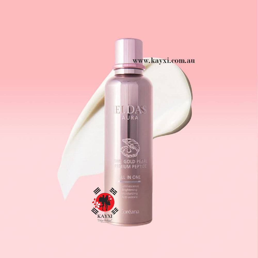 [CORÉANA] ELDAS AURA  Shine Gold Pearl  All In One Premium Peptide 100ml