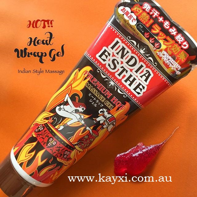[BISON] India Esthe Heat Wrap Gel Premium Hot 220g Wash Off Formula