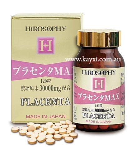 [HiROSOPHY] Hiro Sophie Placenta MAX 30000mg - 120 Tablets (50% OFF)