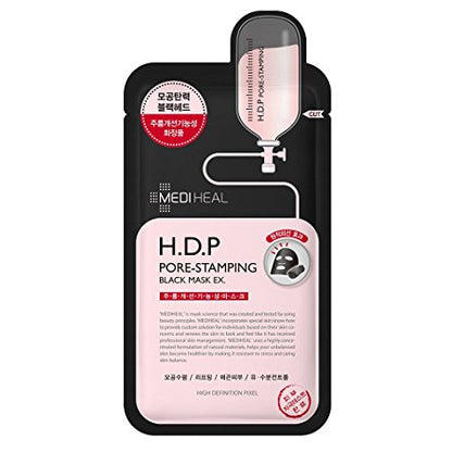 [MEDI HEAL] H.D.P Pore - Stamping Black Mask EX.