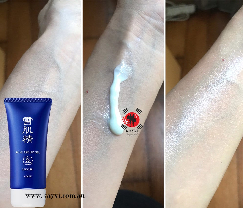[SEKKISEI] Sun Protect Skincare UV Gel SPF50+ 90g PLUS Medicated Sekkisei Toner 24ml