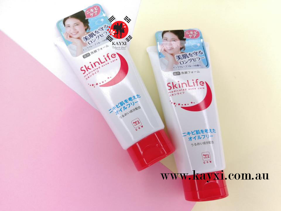 [COW BRAND] SKIN LIFE Medicated Acne Care Cleansing Foam 130g