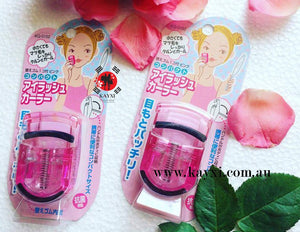 [KAI] Compact Eyelash Curler Pink  - Made In Japan