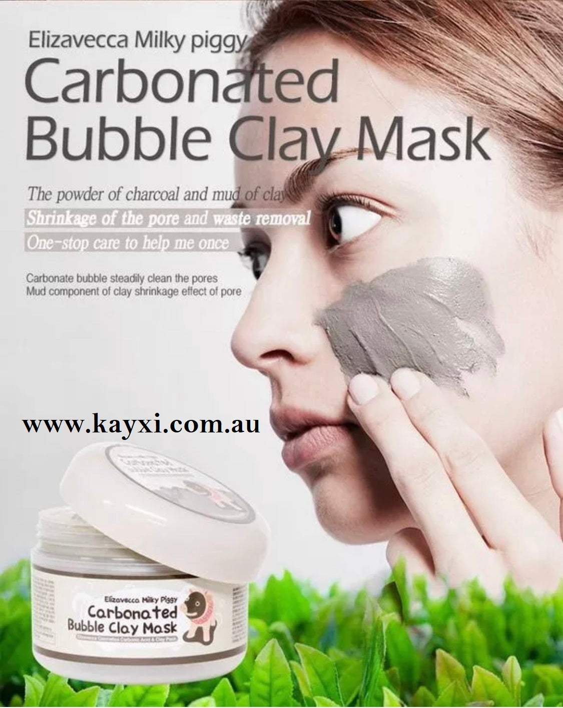 [ELIZAVECCA] Milky Piggy Carbonated Bubble Clay Mask - 100g ***50% OFF***