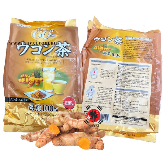 [ORIHIRO] Ukon Turmeric Tea 60 Tea Bags