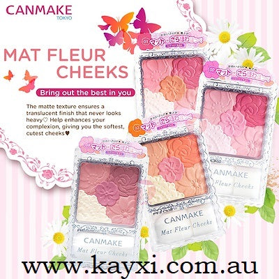 [CANMAKE – TOKYO] Mat Fleur Cheeks 6.3g