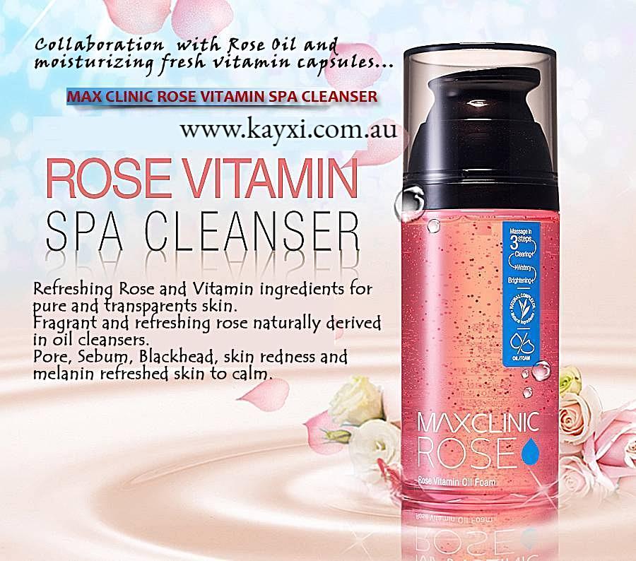 [MAXCLINIC] Rose Vitamin Oil Foam Cleanser 110g