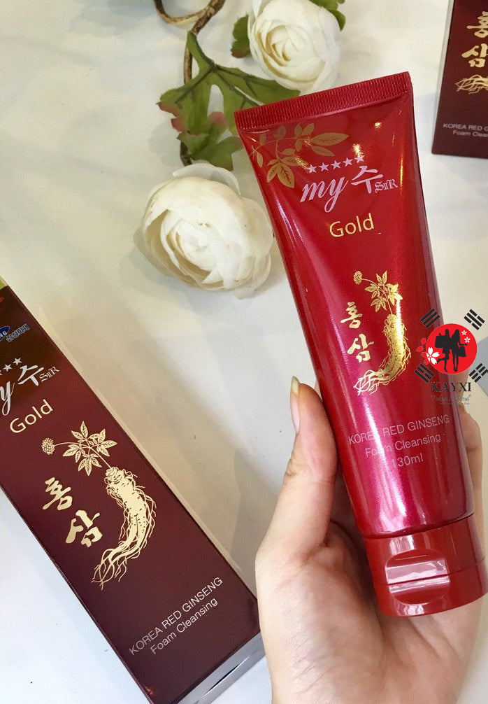 [MY JIN] ‘GOLD’ Korea Red Ginseng Cleansing Foam 130ml
