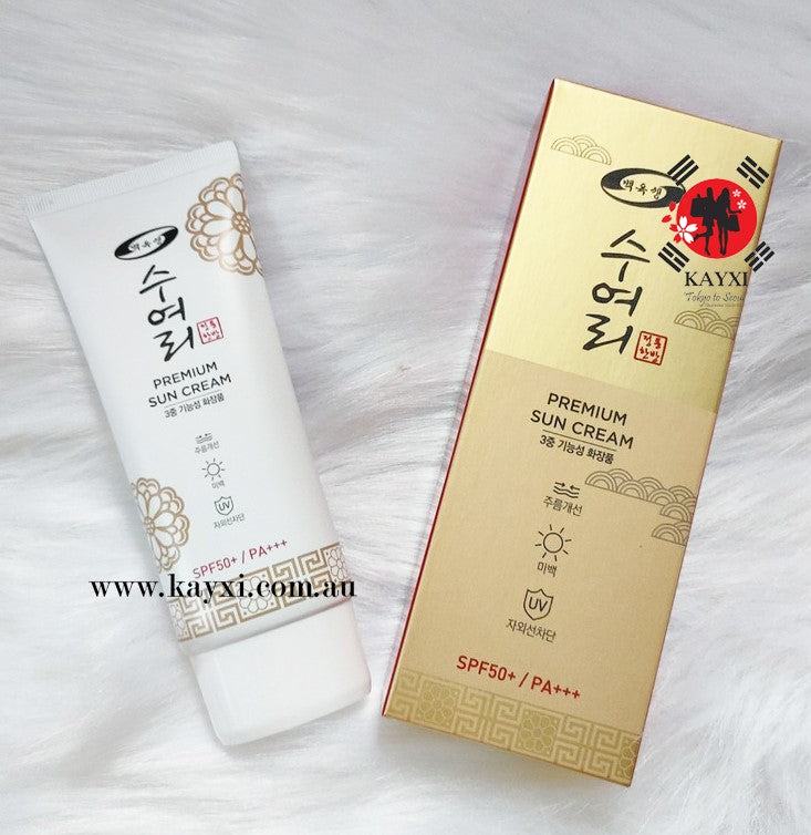 [수여리 SUYEO-RI] PREMIUM SUN CREAM SPF50+ PA+++ 60ml
